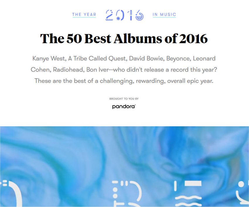 cowboy Hold sammen med Manager Muzieklijstjes - Pitchfork - The top 50 albums of 2016